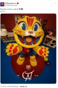 巴萨新吉祥物：猫咪形象登场！