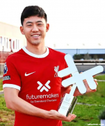 英格兰联赛杯8强赛：利物浦评选远藤航为最佳球员