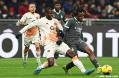 AC米兰1-1罗马：赖因德斯进球，迪巴拉助攻。