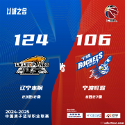 赵继伟17分助辽宁击败宁波，贺希宁38分率领深圳胜新疆