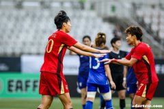中国女足在女足东亚杯赢得首场胜利，4比2战胜中国台北队