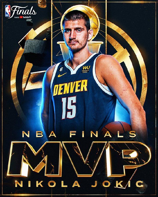 约基奇同时拥有常规赛MVP+FMVP 顺位历史最低