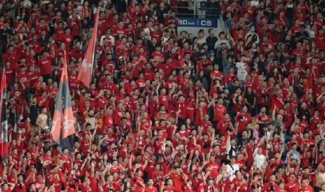 中超上半程场均观众突破2万人 超越日韩和沙超联赛