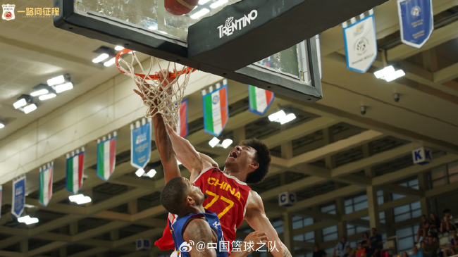 热身赛-中国男篮20分大胜佛得角 崔永熙18分