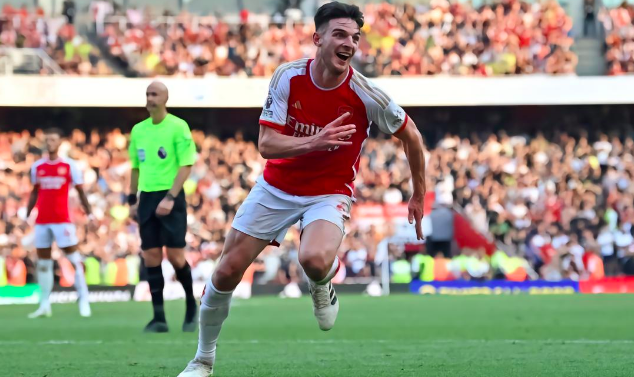 英超-赖斯热苏斯补时连进2球 阿森纳3-1曼联