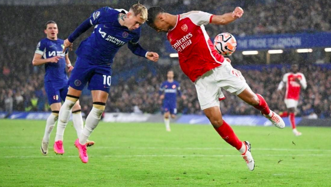 英超-穆德里克神仙球赖斯破门 阿森纳2-2切尔西
