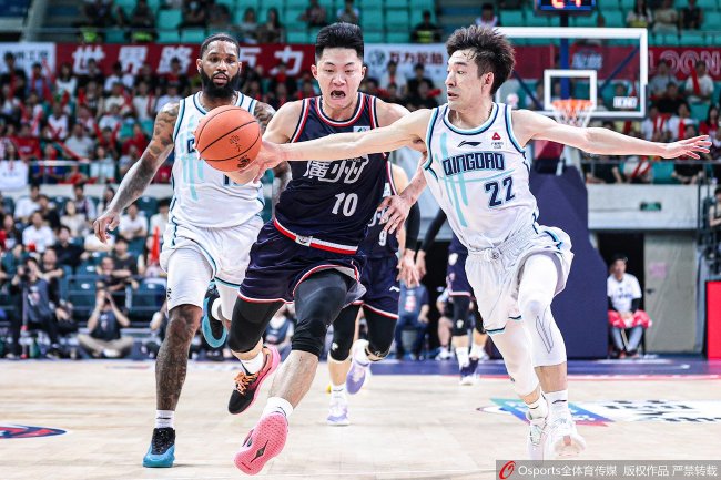 陈盈骏17+10崔永熙17分 广州再胜青岛晋级八强