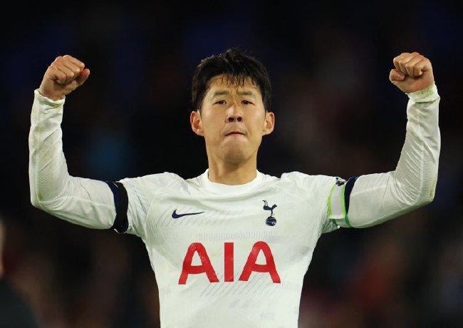 孙兴慜在英超联赛中攻入第123球，与他人并列第19位。