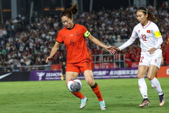 中国女足在永川国际锦标赛中连胜越南，成功夺冠