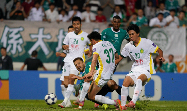 北京国安再战大埔对攻制胜,一雪前耻!